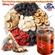 30pcs Ginseng six treasure tea , Kidney tea ,liver tea , red date kidney health