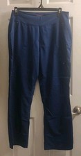 Purple Label Healing Hands Navy Blue TORI Scrub Pants Women's Size Large