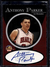 1997 Score Board Autographed 1997 1st Round Pick Platinum Anthony Parker Auto