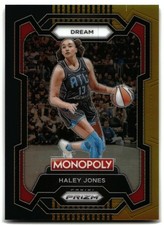 2024 Panini Prizm Monopoly WNBA #43 Haley Jones SSP 3/5 Black Gold Prizms