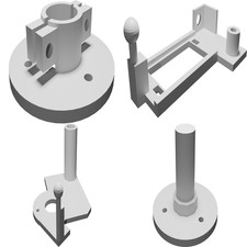 Kit Supporto Motore Messa a Fuoco Celestron C8 XLT Telescopio Stampato