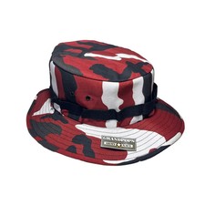 RED CAMO BOONIE HAT USA MADE