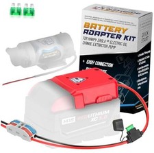 Battery Adapter for Red M18 18V Batteries Compatible Oil Red Battery Adapter