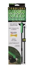 NIB Kole Imports GE023 Mini Battery Operated Cordless Lawn Weed Trimmer 30"