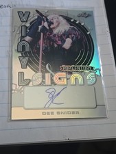 2022 Leaf Pop century Dee Snider Auto #'d  1 /45