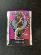 2022 Panini Chronicles - Crusade Reiss Knehr #21 Pink Hyper Prizm (RC). C2459
