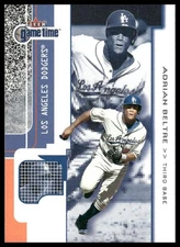 2001 Fleer Game Time #8 Adrian Beltre Los Angeles Dodgers