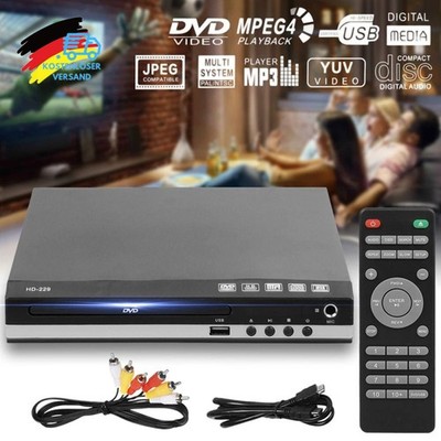 HD CD DVD UHD Spieler mit HDMI USB AV Anschluss mit Fernbedienung für TV Player