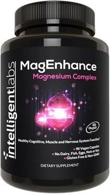 Intelligent Labs MagEnhance Magtein Magnesium L-Threonate Glycinate Taurate 90