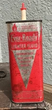 Old EVER-READY LIGHTER FLUID OILER OIL Extra Tall FREE SHIPPING