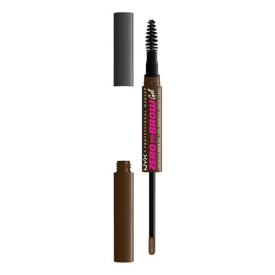 NYX Professional Makeup Zero to Brow Gel, 0.35oz, Chocolate, Longwear, Vegan
