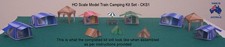 HO Scale Bulk Camping Kit Set Model Railway Building Kit 1:87 CKS1