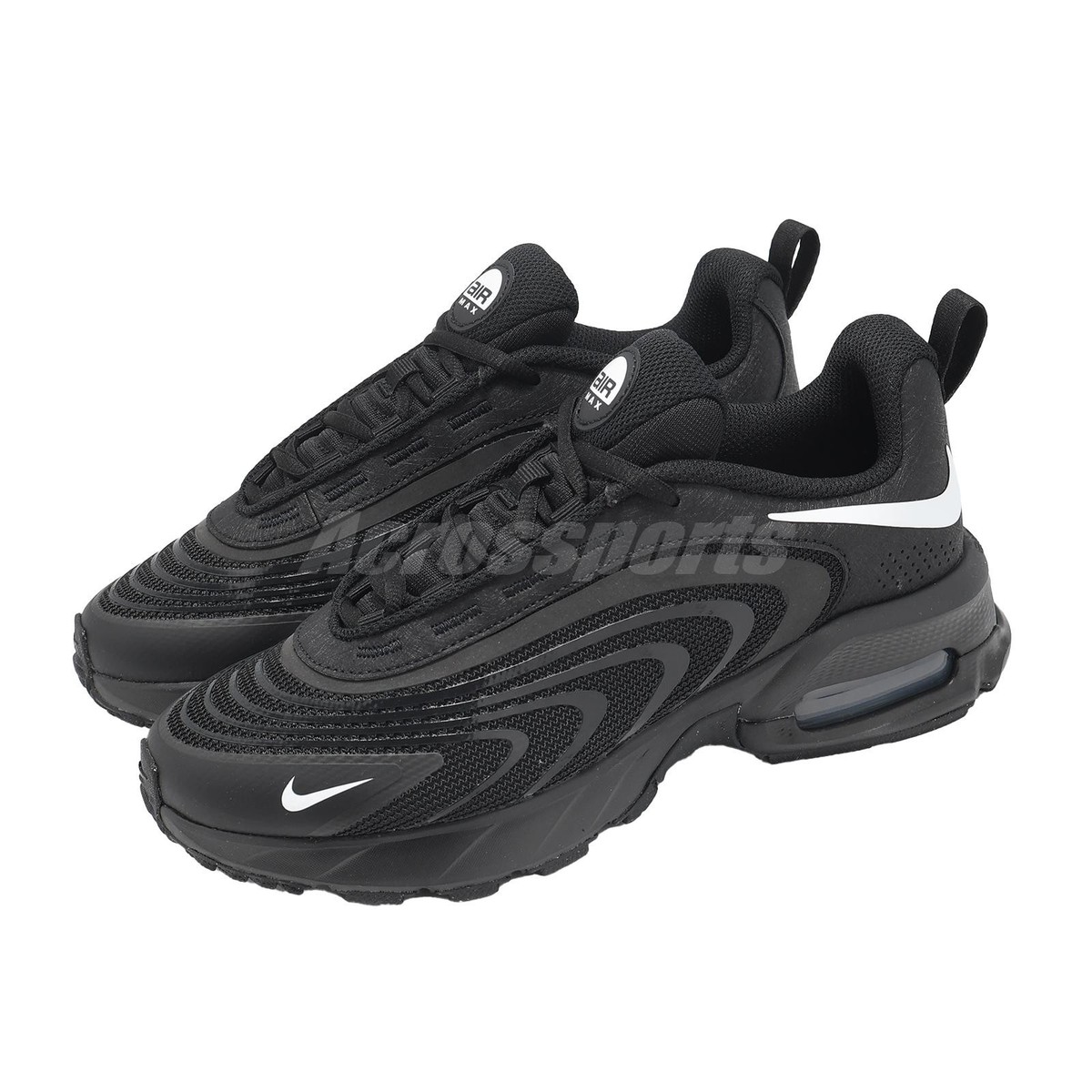 Nike Air Max Fire GS Black White Kids Youth Casual Lifestyle Shoes
