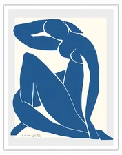 Blue Nude II - Cut-Out Artwork by Henri Matisse 1952