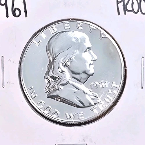 1961-P Franklin Half Dollar Proof — photo from the most recent tracked eBay sale
