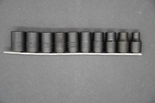 Snap On Impact Socket Set 12 Drive Metric Shallow 10-19mm 10-pieces 310immya