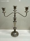 (B) English Silver Mfg Co Silver Plate Candelabra — photo 1