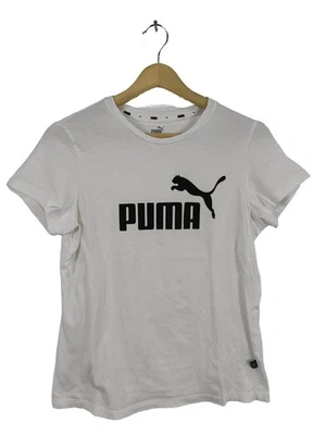 PUMA T-shirt imprimé Dames Haut T EU 38 blanc style décontracté - Photo 1/4