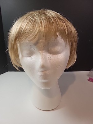 Short Blonde Wig Costume  Halloween Theater  SMALL HEAD 
