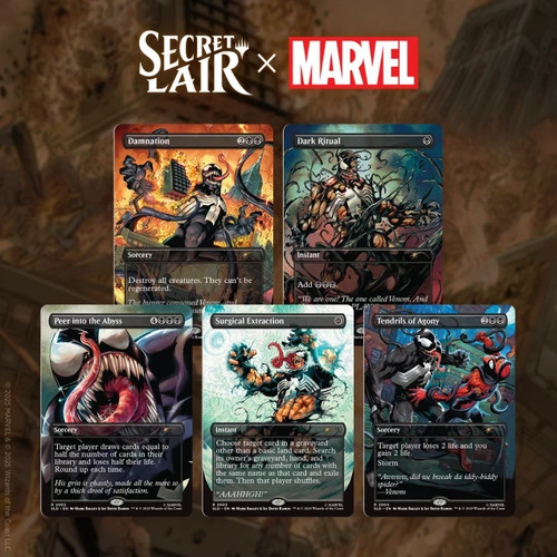 MTG Secret Lair X Marvel’s Spider-Man: Venom Unleashed (Colors) - NoN Foil