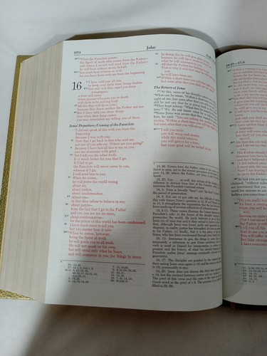 Holy Bible Catholic Large Print Red Letter Bible 1974-1975 Heirloom Edition HC - Picture 4 of 7