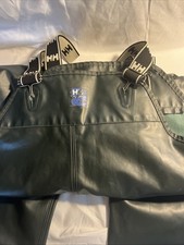 Helly Hansen Pants Mens Small Waterproof Rain Bib Overalls Workwear Outdoor