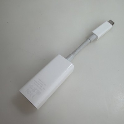 Genuine Apple A1433 Thunderbolt to Gigabit Ethernet Adapter MD463LL/A MD463ZM/A
