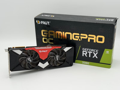 Palit GeForce RTX 2080 8GB GAMINGPRO OC GDDR6 NVIDIA GPU Grafikkarte SEHR GUT