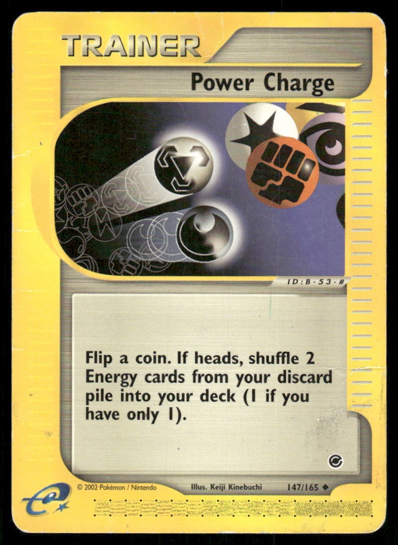 2002 Pokemon Power Charge Uncommon Expedition Base Set 147/165 DMG