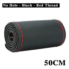 Diy Extra Large Car Steering Wheel Braid Cover 42cm 45cm 47cm 50cm Microfiber Le