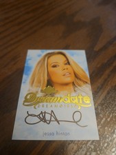2016 Bench Warmer Dreamgirls Dreamdate Auto Gold Foil Jessa Hinton Playboy