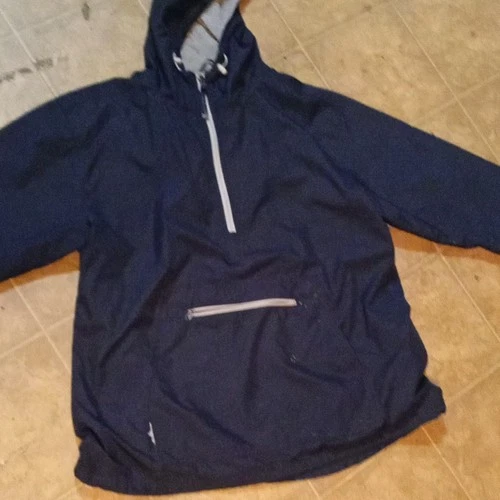 Charles River Men's Blue Hooded w/ Cotton Linen Softshell Zip - Kappa Beta Gamma image 4
