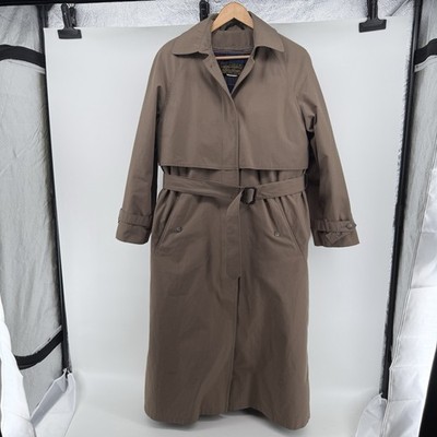 Vintage Eddie Bauer Longline Trenchcoat Removable Goose Down Coat Light Academia