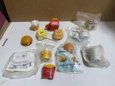 Vintage Lot 12 1980s McDonalds Happy Meal new food changeables Toys