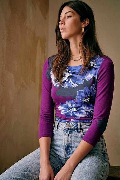 Women Phase Eight Shirt Multicolor Knit S