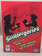 Hasbro Scattergories Board Game, Categories, Made in USA, Ages 13+, 2-4 Teams