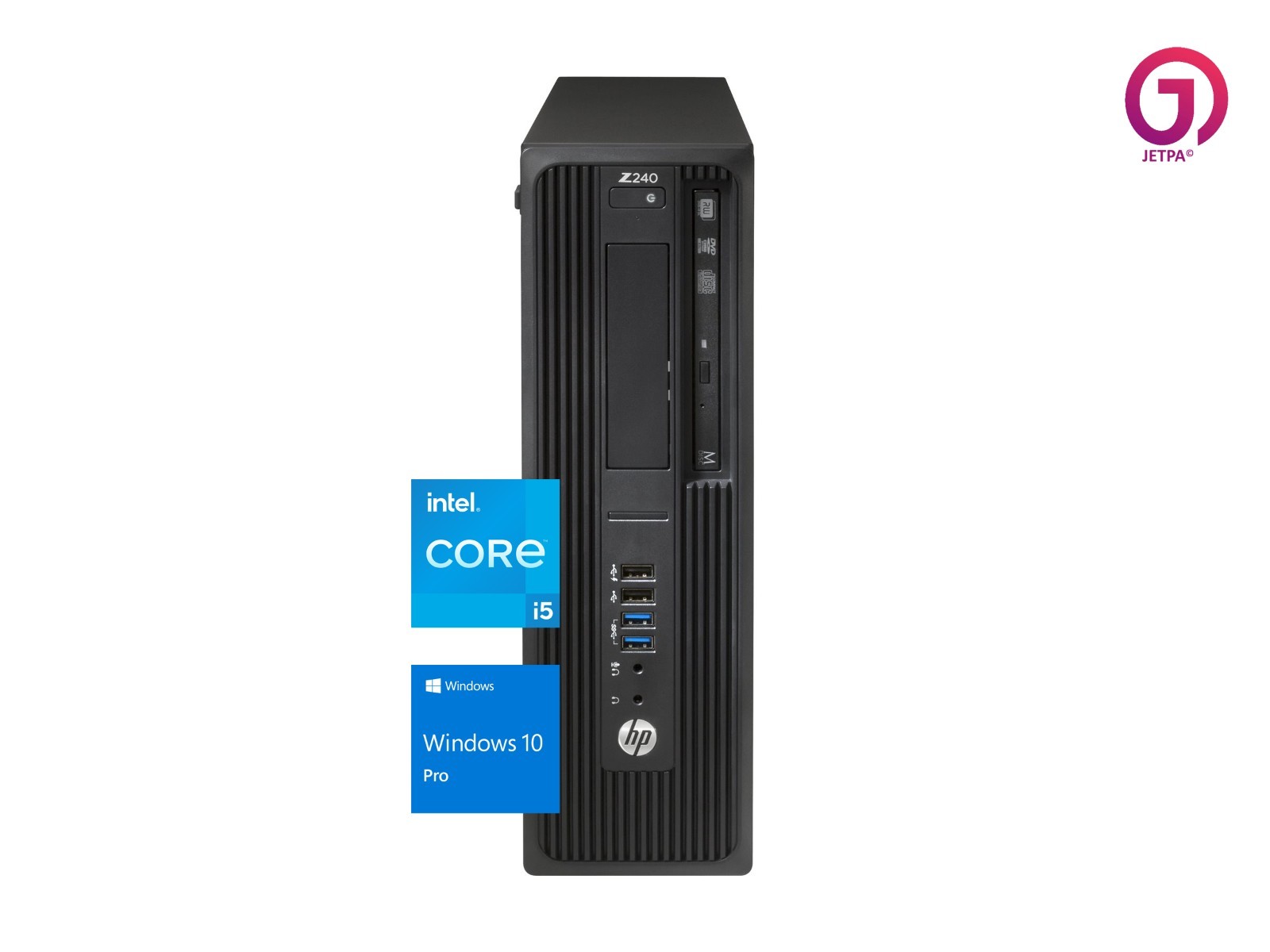 PC de escritorio HP Z240 SFF i5-7500 | 8GB | SSD de 128GB | Quadro K620 | DVD-RW | Win10