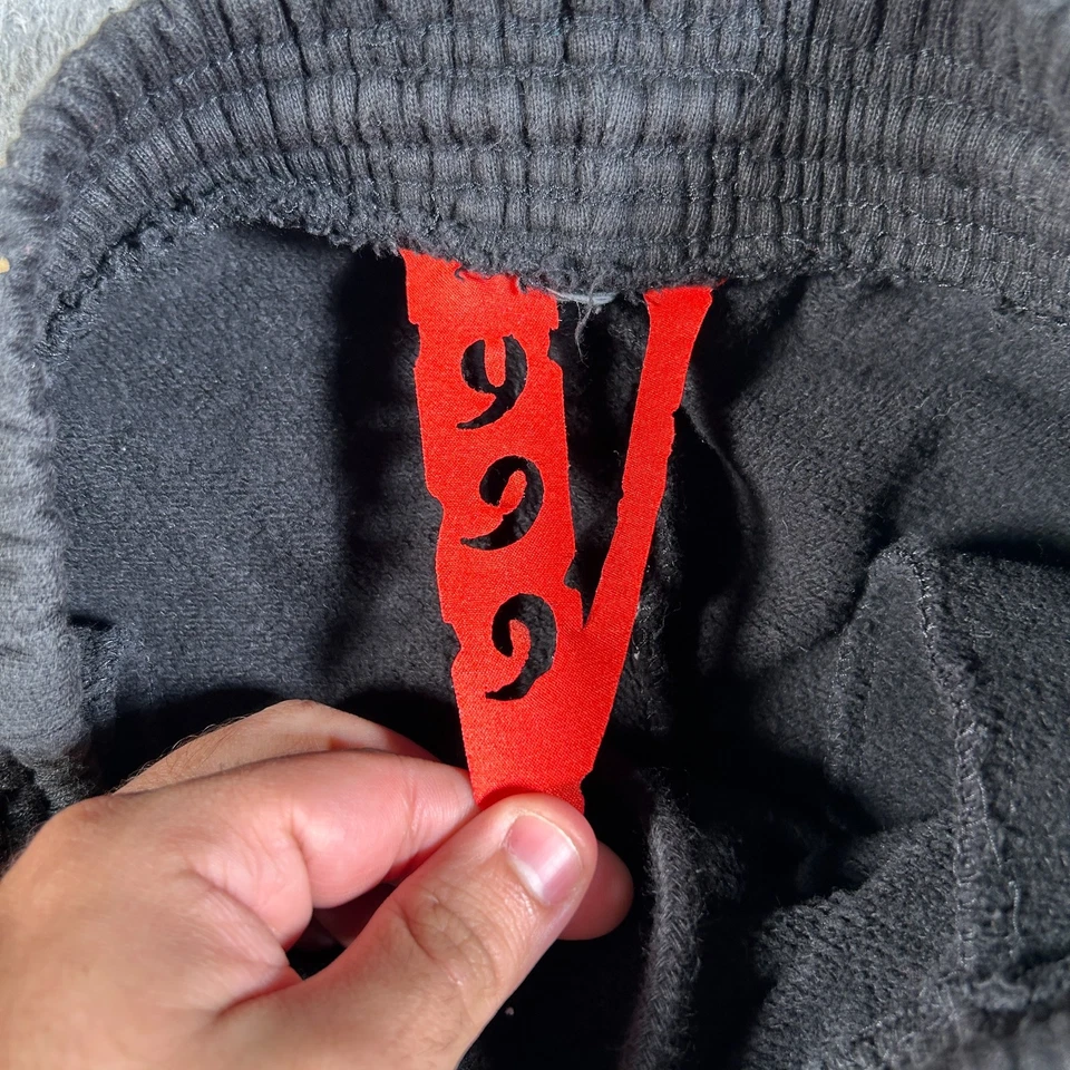 Pantalones deportivos Vlone X Juice Wrld Rider para hombre pequeños luchadores demonios ropa de calle Foto 3 de 4