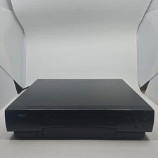 RCA VR613HF Hi-Fi Stereo 4-Head VHS VCR Video Cassette Recorder Player In Black