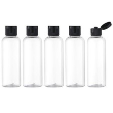 100ml Travel Bottles for Toiletries - Empty Small Plastic Shampoo Bottles for...