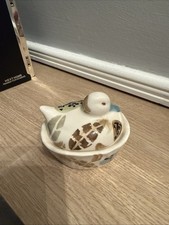 RARE Emma Bridgewater Egg & Feather Small Duck On Nest/Coddler