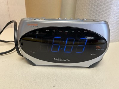 Emerson Research Clock Set System Model CKS1862 Jumbo Blue Display3/17/25 C