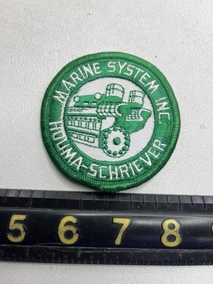 Vintage MARINE SYSTEM INC. HOUMA SCHRIEVER Diesel Repair Patch T221