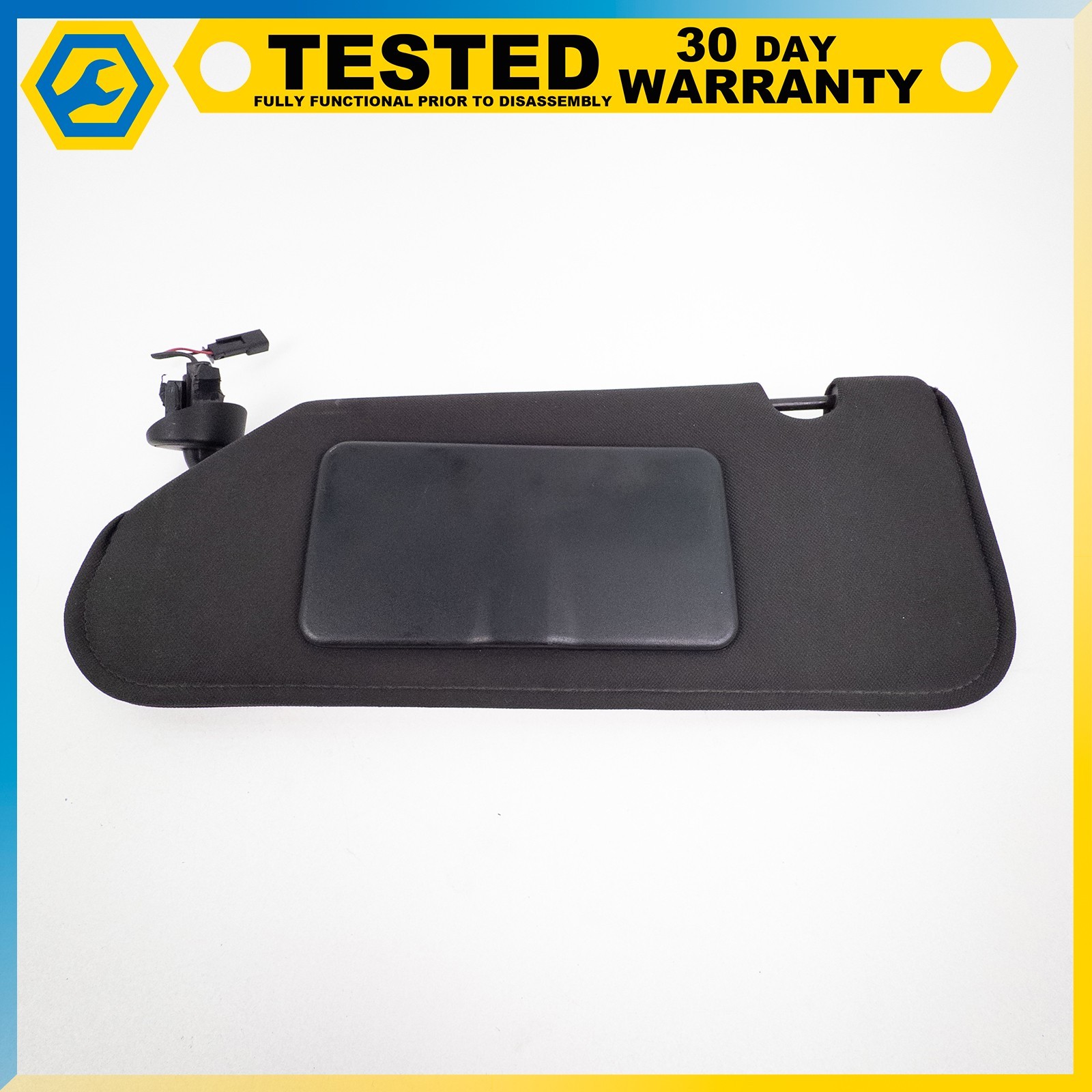 05-13 CHEVROLET CORVETTE C6 FRONT LEFT RIGHT SUN VISOR SHADE MIRROR LIGHT SET OE