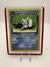 Dunkles Schillok 46/82 1. Edition Pokemon Team Rocket Deutsch Near Mint