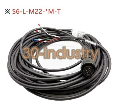 1Pcs New For Servo motor Power Cable S6-L-M22-3.0-T 3M #nm