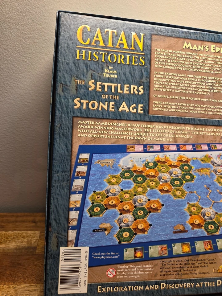 Juego de mesa Catan Histories: Settlers of the Stone Age (Mayfair) Foto 3 de 4