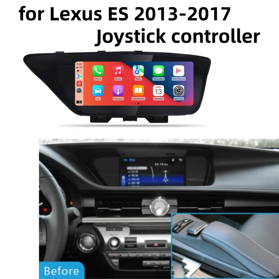 Android Car Stereo Radio For LEXUS ES 2013-2017 LHD Carplay GPS BT Music FM SWC - Image 4 of 4