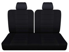 Fits 1969 Chevy Impala 2door Sedan Hardtop Front Seat Covers Black