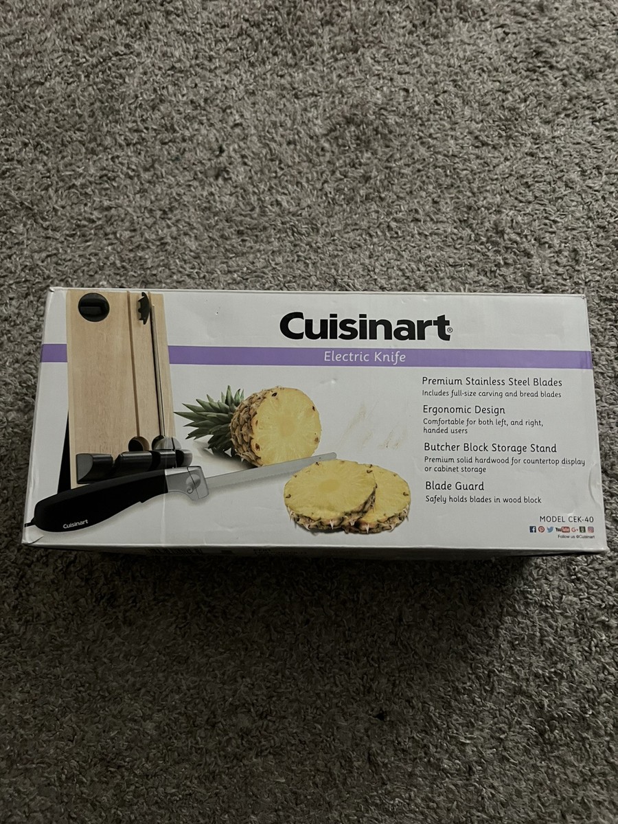 Cuisinart CEK-40 Electric Knife for sale online | eBay Cuisinart CEK-40 Electric Knife for sale online | eBay